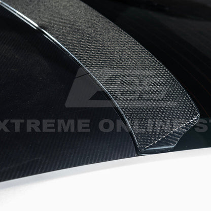 2013-19 Cadillac ATS ATS-V Coupe Carbon Fiber Rear Roof Top Window Spoiler image 14