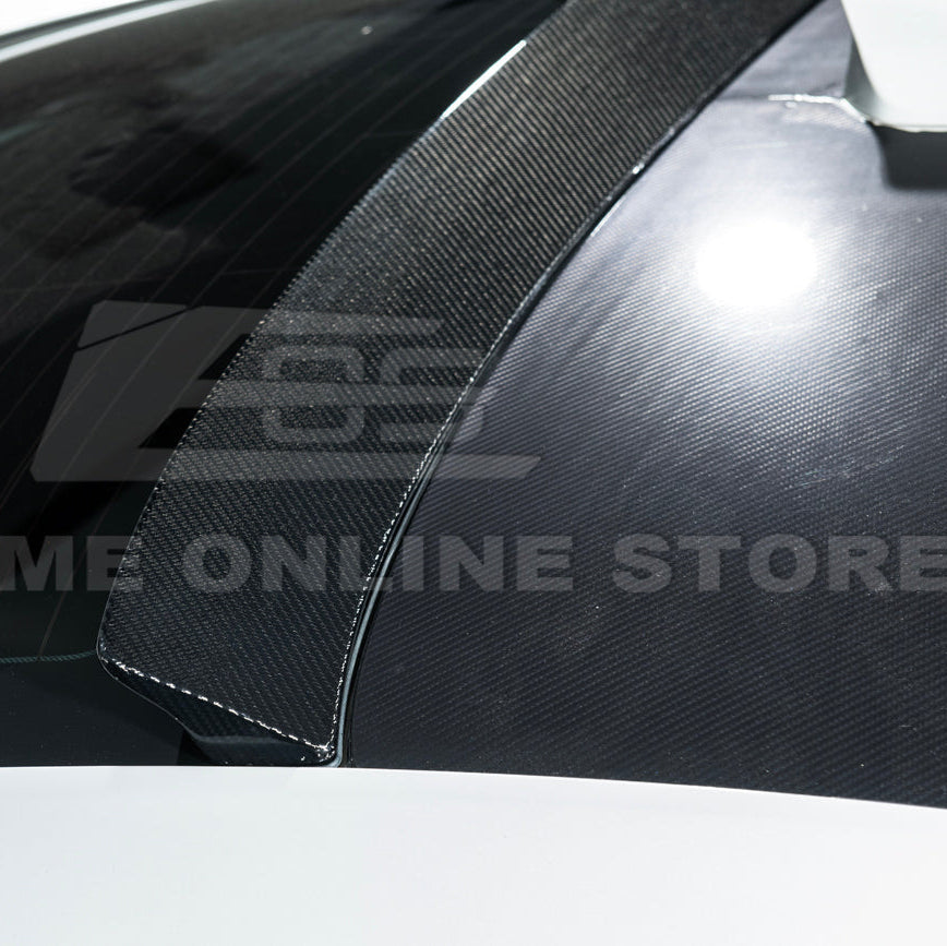 2013-19 Cadillac ATS ATS-V Coupe Carbon Fiber Rear Roof Top Window Spoiler image 15