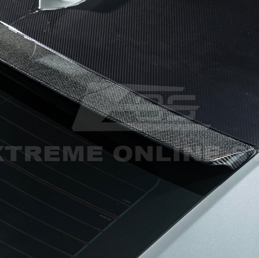 2013-19 Cadillac ATS ATS-V Coupe Carbon Fiber Rear Roof Top Window Spoiler image 17