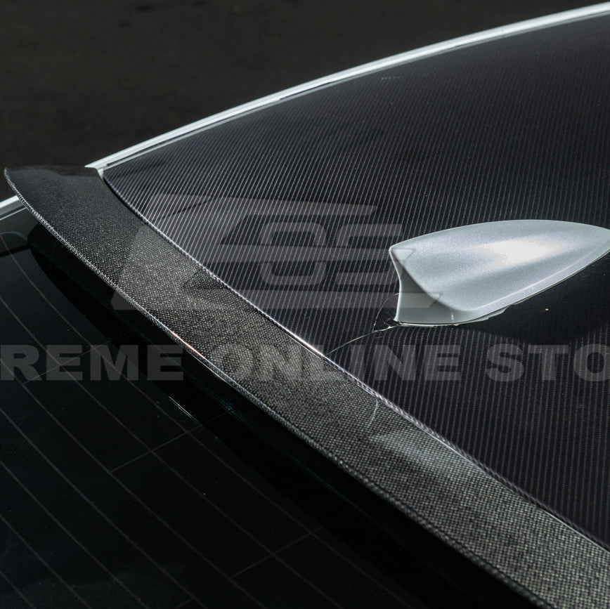 2013-19 Cadillac ATS ATS-V Coupe Carbon Fiber Rear Roof Top Window Spoiler image 18