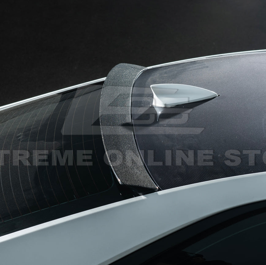 2013-19 Cadillac ATS ATS-V Coupe Carbon Fiber Rear Roof Top Window Spoiler image 19