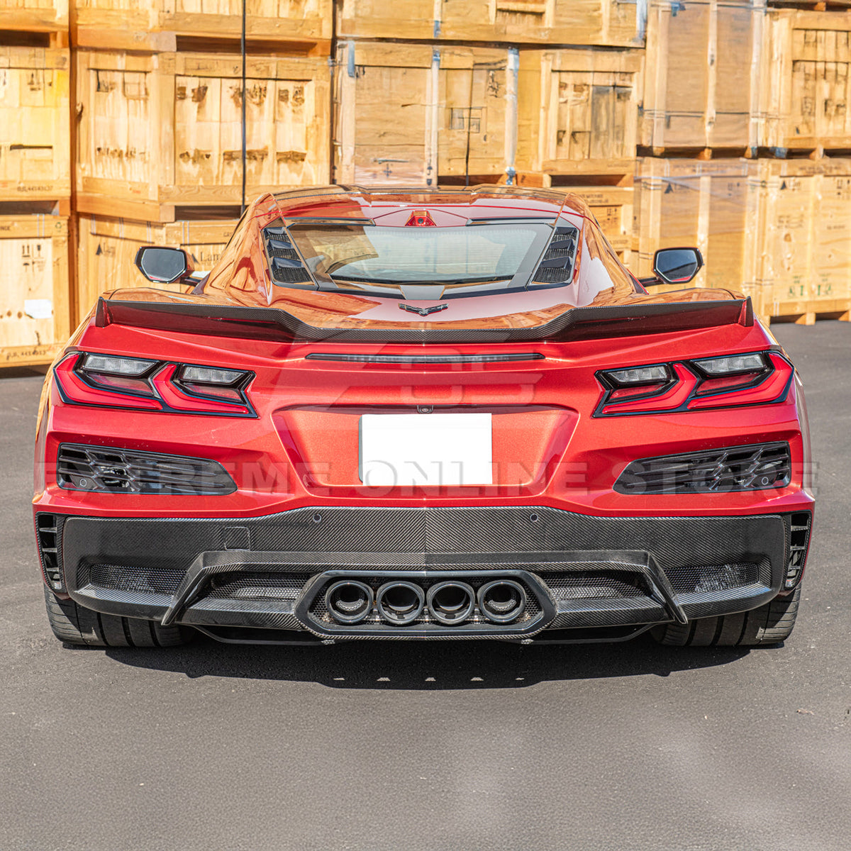 Chevrolet Corvette C8 Z06 Rear Ducktail Spoiler image 10