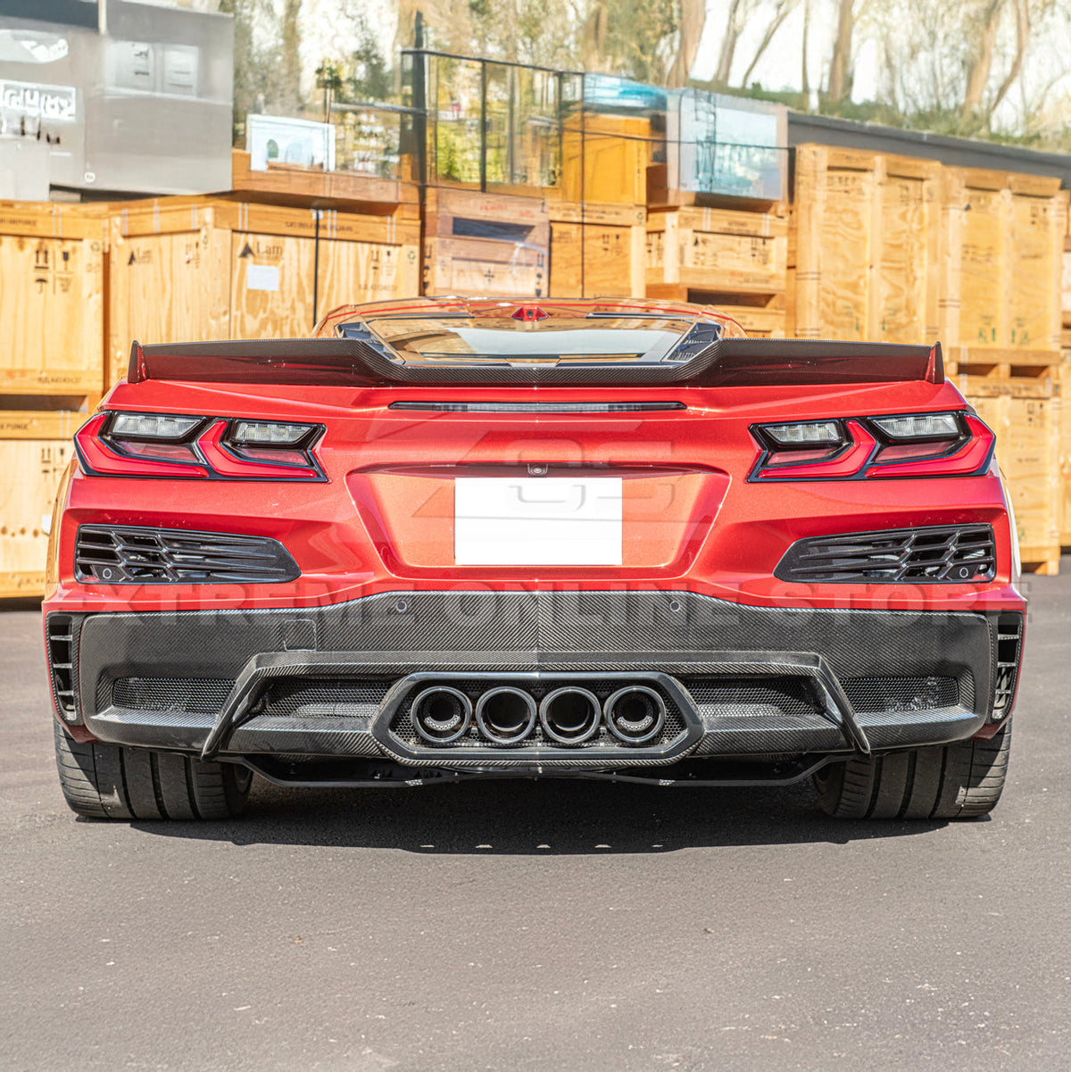 Chevrolet Corvette C8 Z06 Rear Ducktail Spoiler image 9