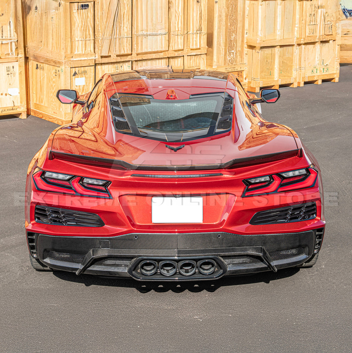 Chevrolet Corvette C8 Z06 Rear Ducktail Spoiler image 11