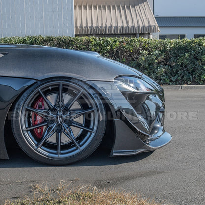 2020-Up Toyota Supra A91 CF Front Splitter Lip image 6