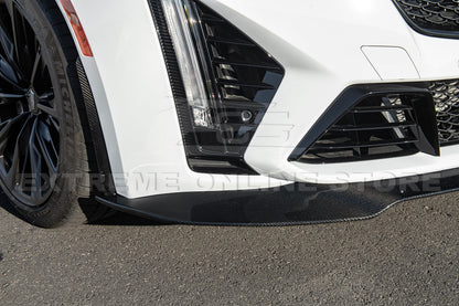2022-24 Cadillac CT5-V Blackwing Sedan Front Lip Splitter image 7
