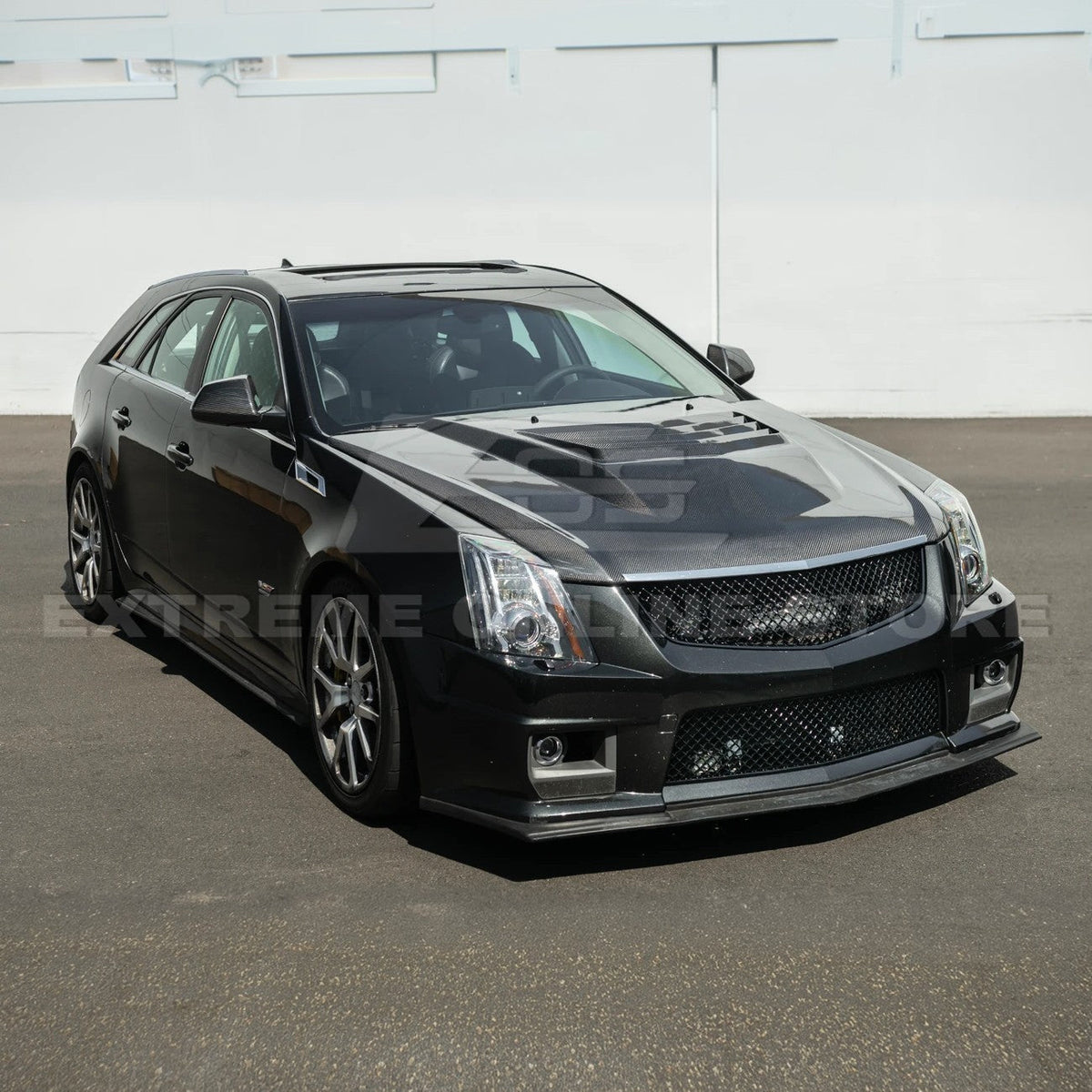 2009-15 Cadillac CTS-V Front Upper Lower Badgeless Grille image 31