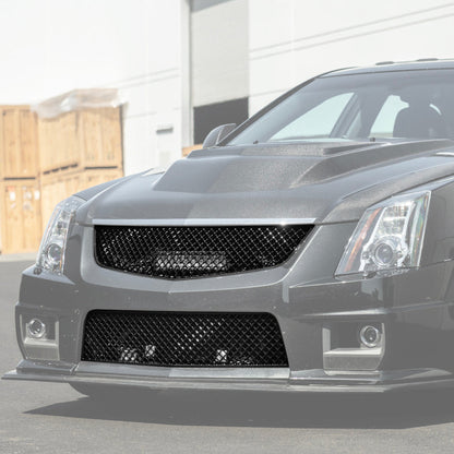 2009-15 Cadillac CTS-V Front Upper Lower Badgeless Grille image 27