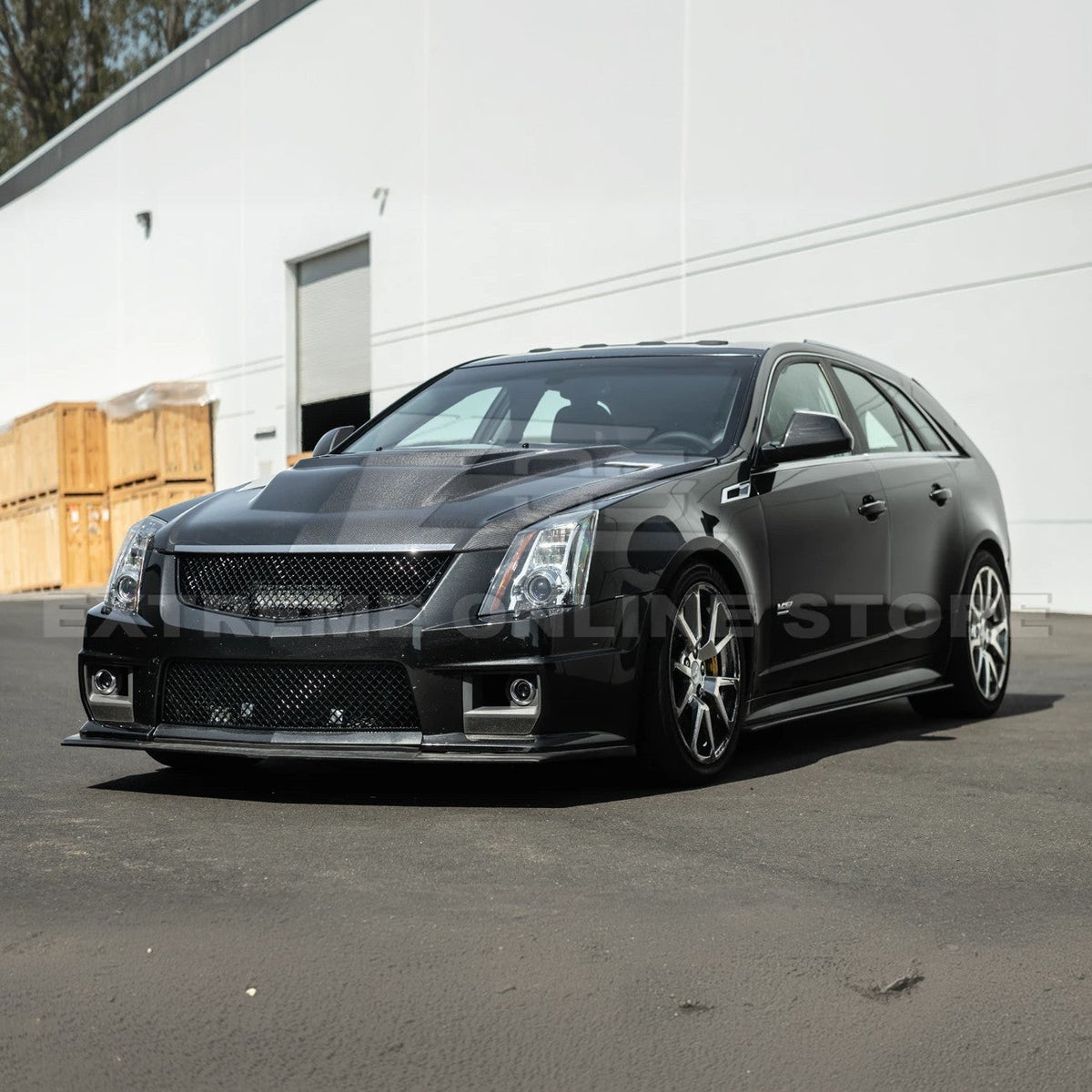 2009-15 Cadillac CTS-V Front Upper Badgeless Grille image 21