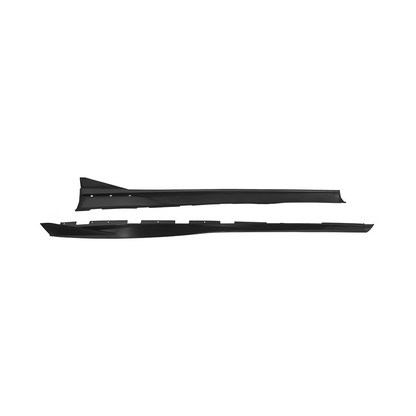 2010-2015 Camaro LT LS SS Performance Track GLOSSY BLACK Side Skirts Rocker Panel image 20