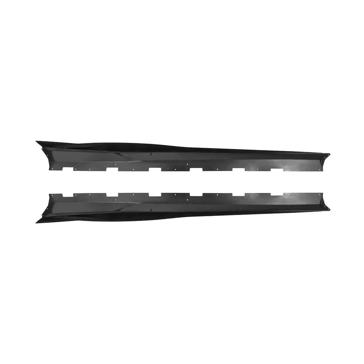 2010-2015 Camaro LT LS SS Performance Track GLOSSY BLACK Side Skirts Rocker Panel image 21