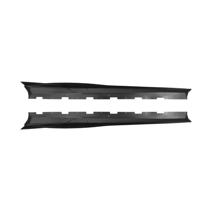 2010-2015 Camaro LT LS SS Performance Track GLOSSY BLACK Side Skirts Rocker Panel image 21