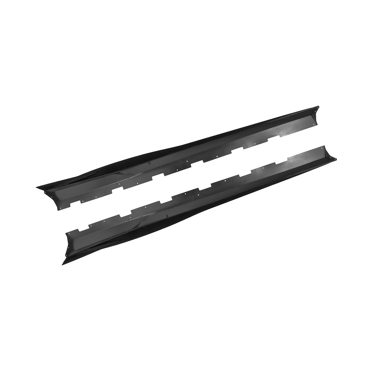 2010-2015 Camaro LT LS SS Performance Track GLOSSY BLACK Side Skirts Rocker Panel image 22