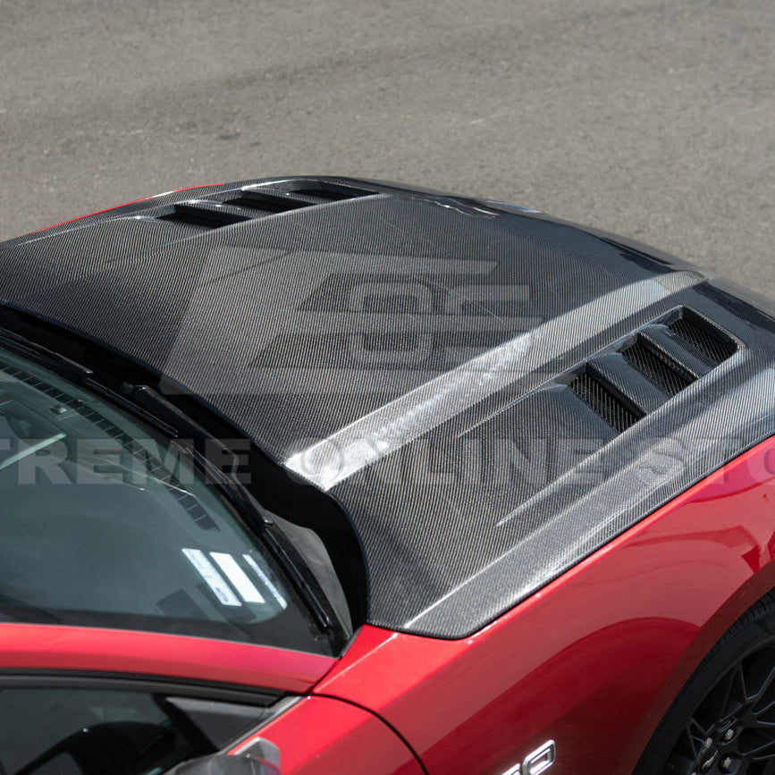 2024-Up Ford Mustang Front Bumper Hood Vented Cover image 10