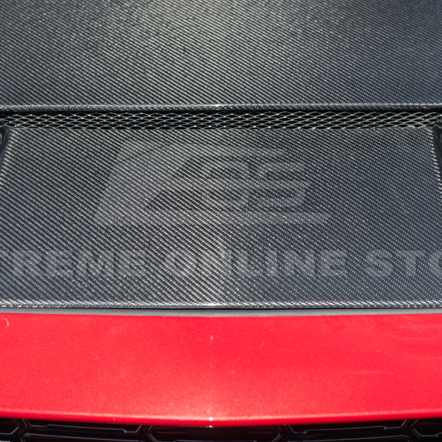 2024-Up Ford Mustang Front Bumper Hood Vented Cover image 11