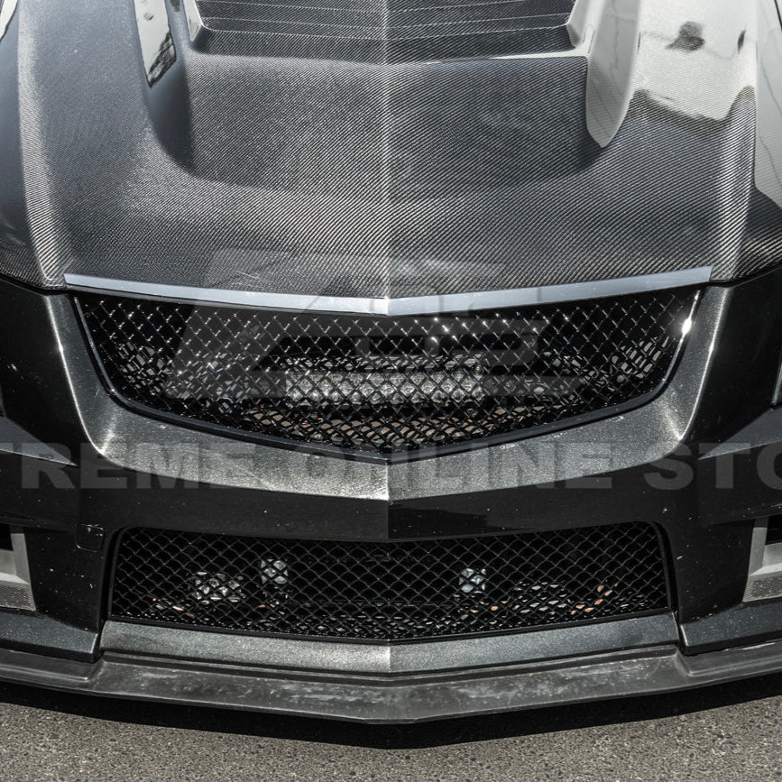 2009-15 Cadillac CTS-V Front Upper Lower Badgeless Grille image 43