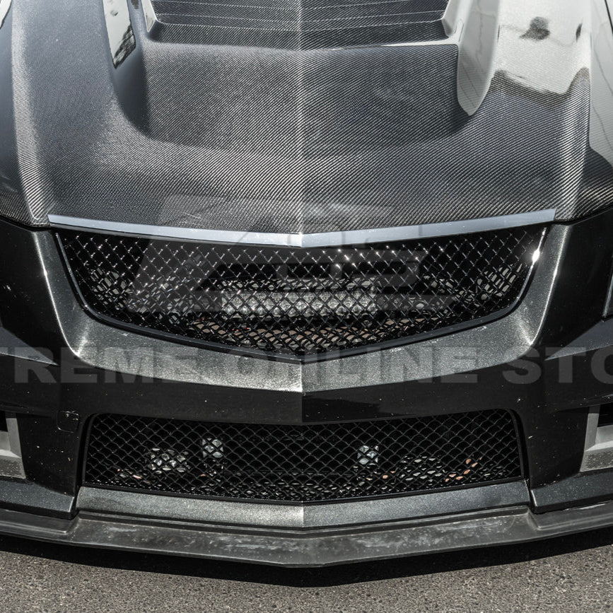 2009-15 Cadillac CTS-V Front Upper Badgeless Grille image 33