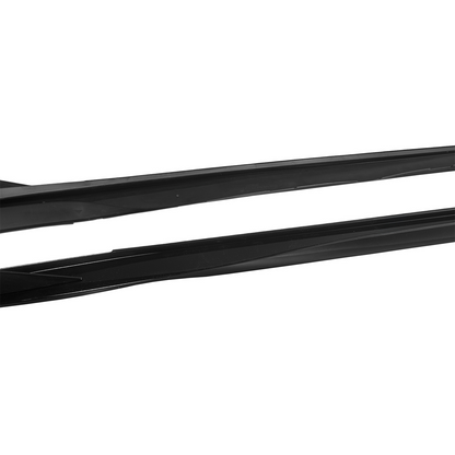 2010-2015 Camaro LT LS SS Performance Track GLOSSY BLACK Side Skirts Rocker Panel image 24