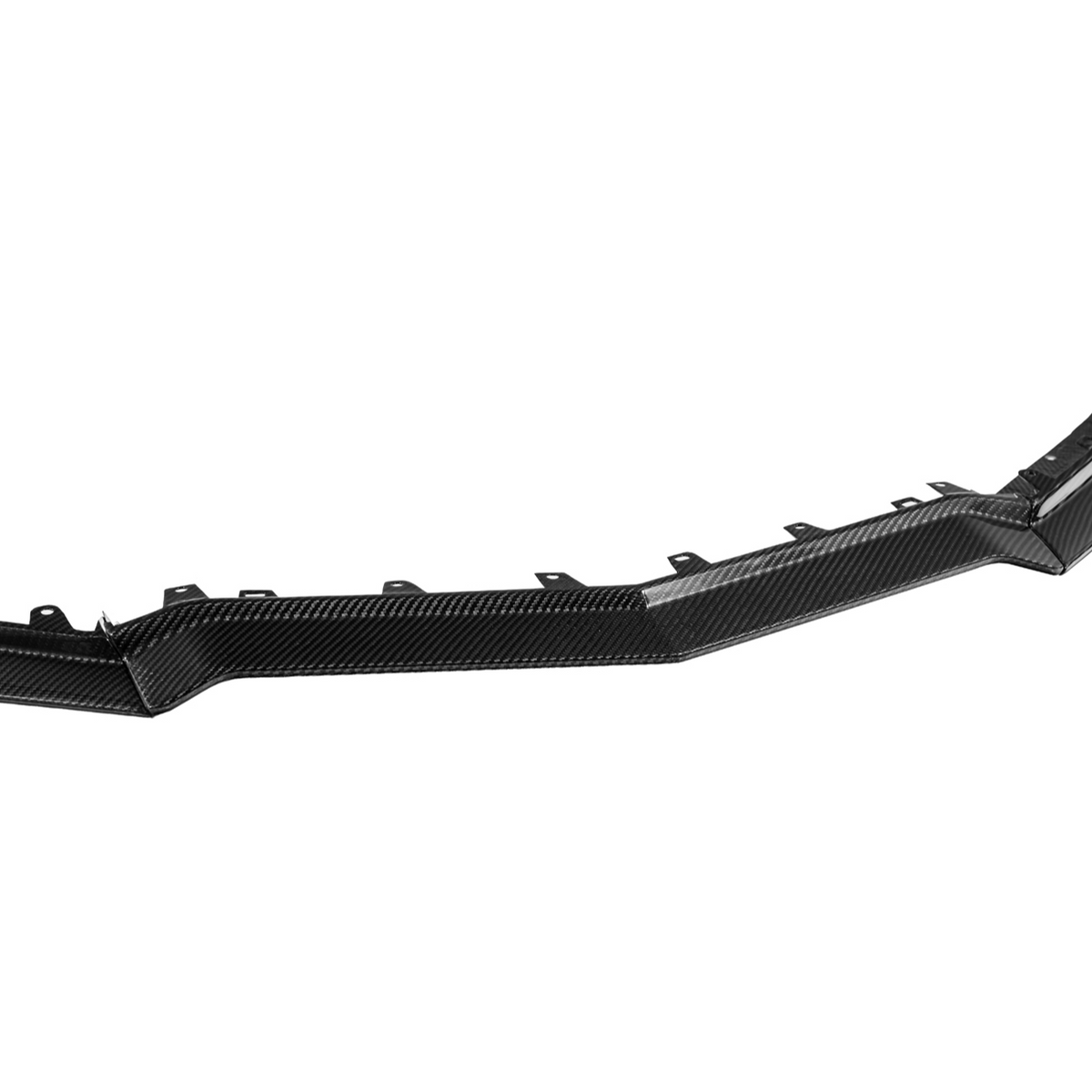 Corvette C8 Z06 | Z07 DRY Carbon Fiber Front Splitter & No Drill Canards image 17