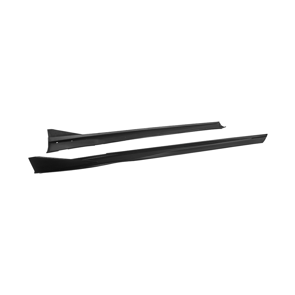 2010-2015 Camaro LT LS SS Performance Track GLOSSY BLACK Side Skirts Rocker Panel image 26