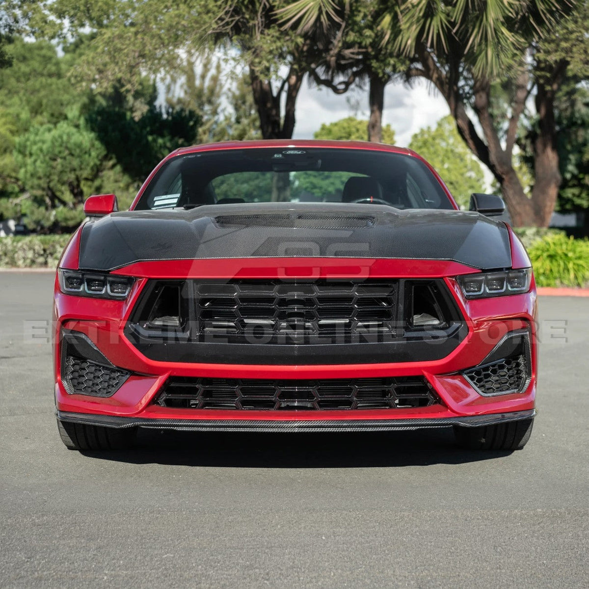 2024+ Ford Mustang Dark Horse Style Lower Front Grille Insert image 6
