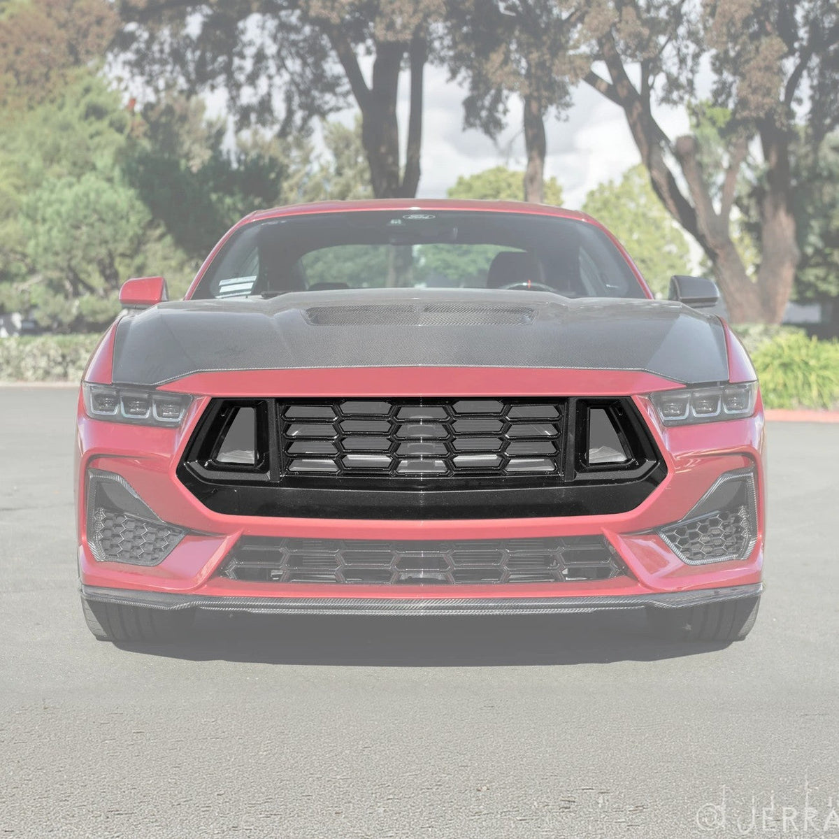 2024+ Ford Mustang Dark Horse Style Upper Front Grille Insert image 1