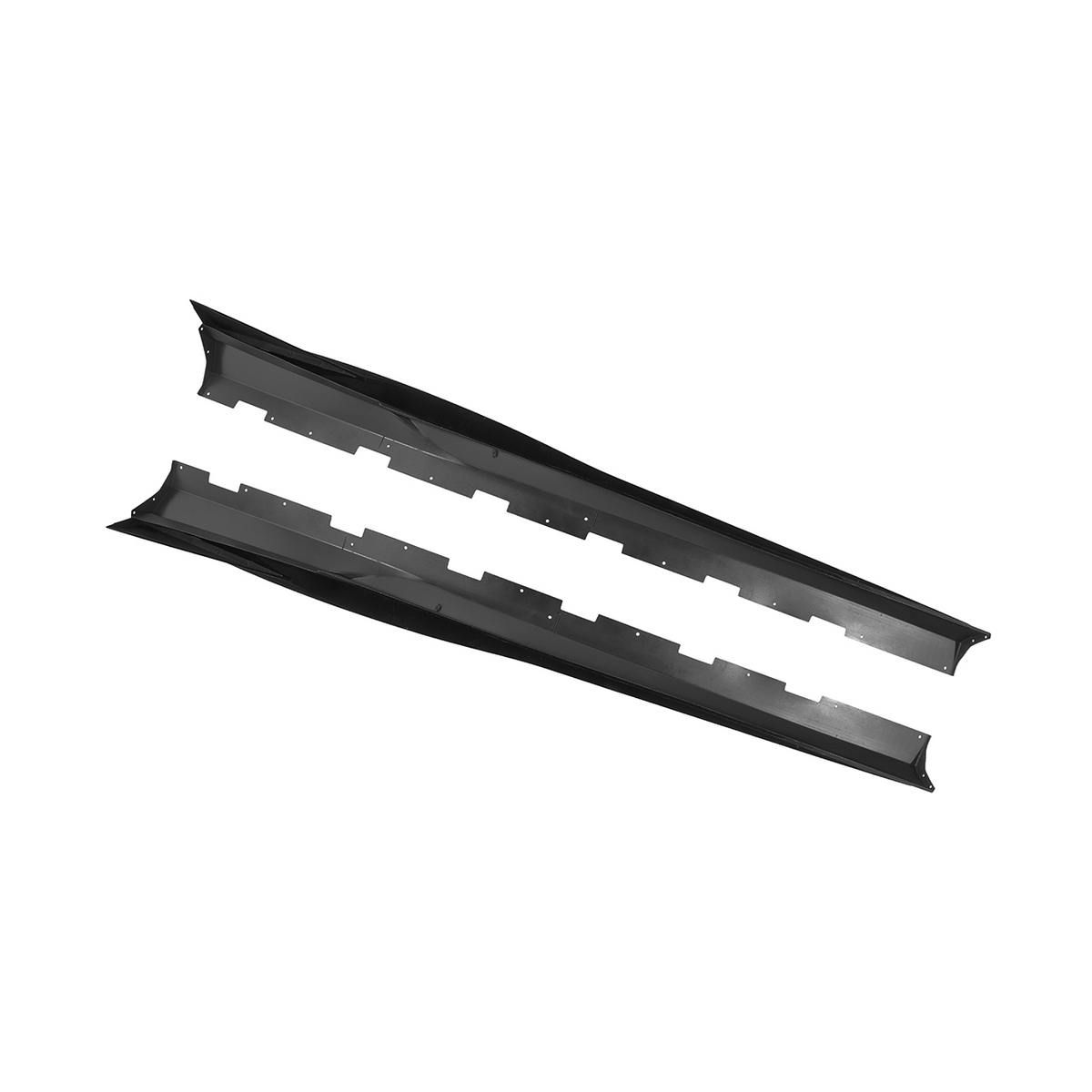 2010-2015 Camaro LT LS SS Performance Track GLOSSY BLACK Side Skirts Rocker Panel image 28