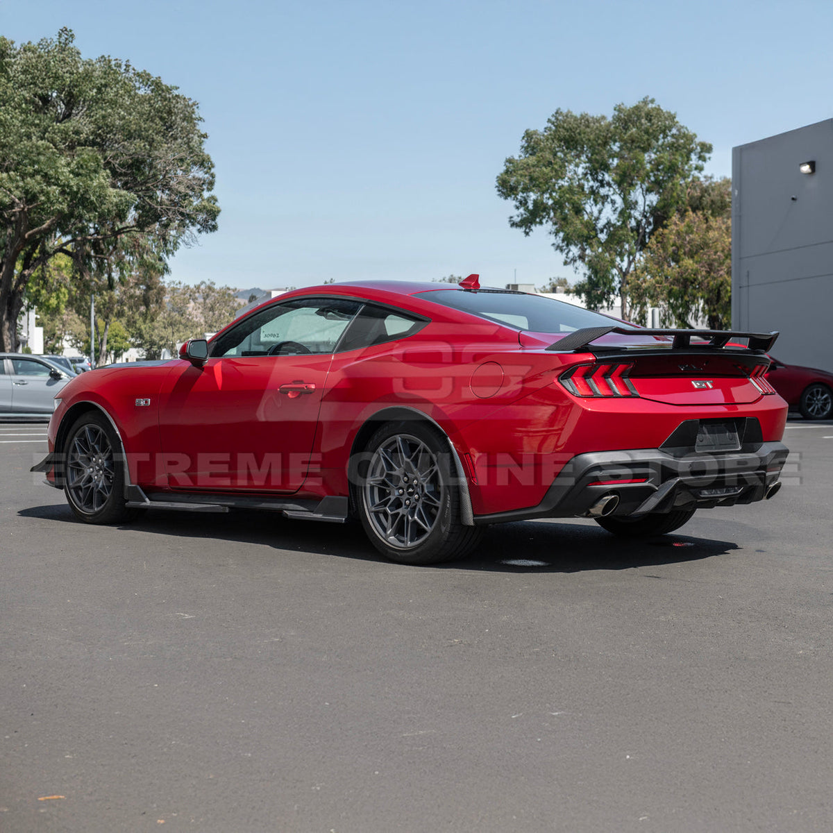 2024+ Ford Mustang DRY CARBON FIBER Fender Flares Mud Flap image 4