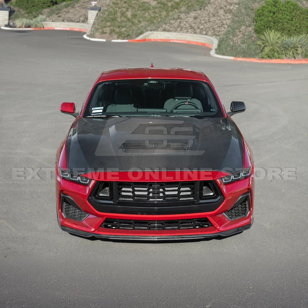 2024+ Ford Mustang Dark Horse Style Lower Front Grille Insert image 7