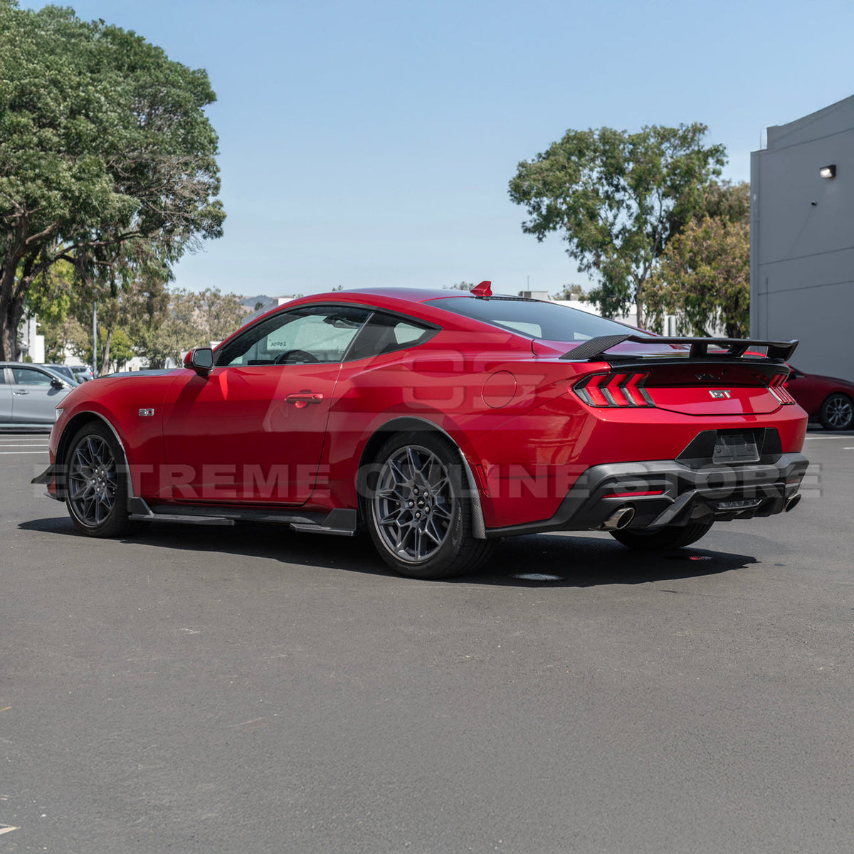 2024+ Ford Mustang DRY CARBON FIBER Fender Flares Mud Flap image 45