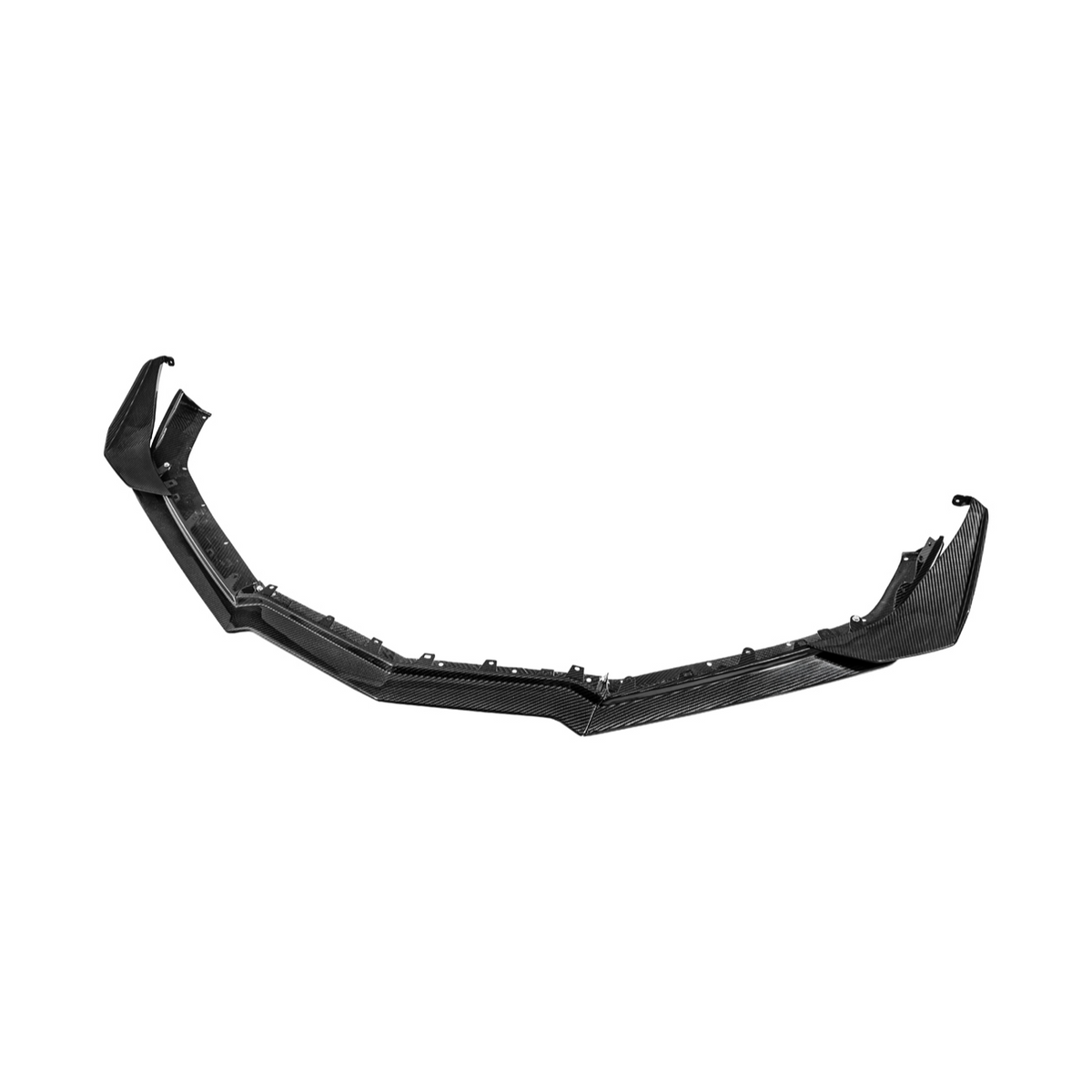 Corvette C8 Z06 | Z07 DRY Carbon Fiber Front Splitter & No Drill Canards image 15