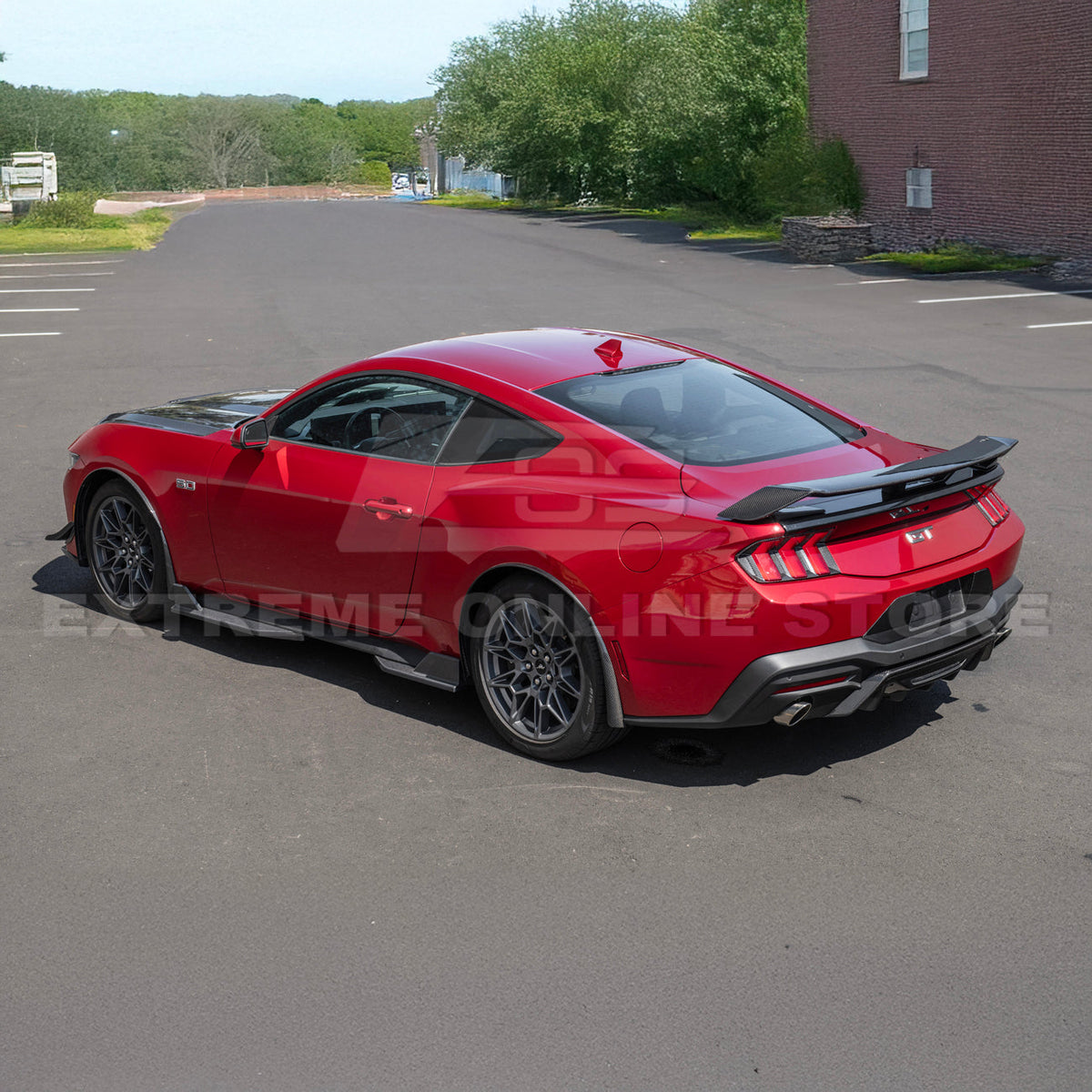 2024+ Ford Mustang DRY CARBON FIBER Fender Flares Mud Flap image 6