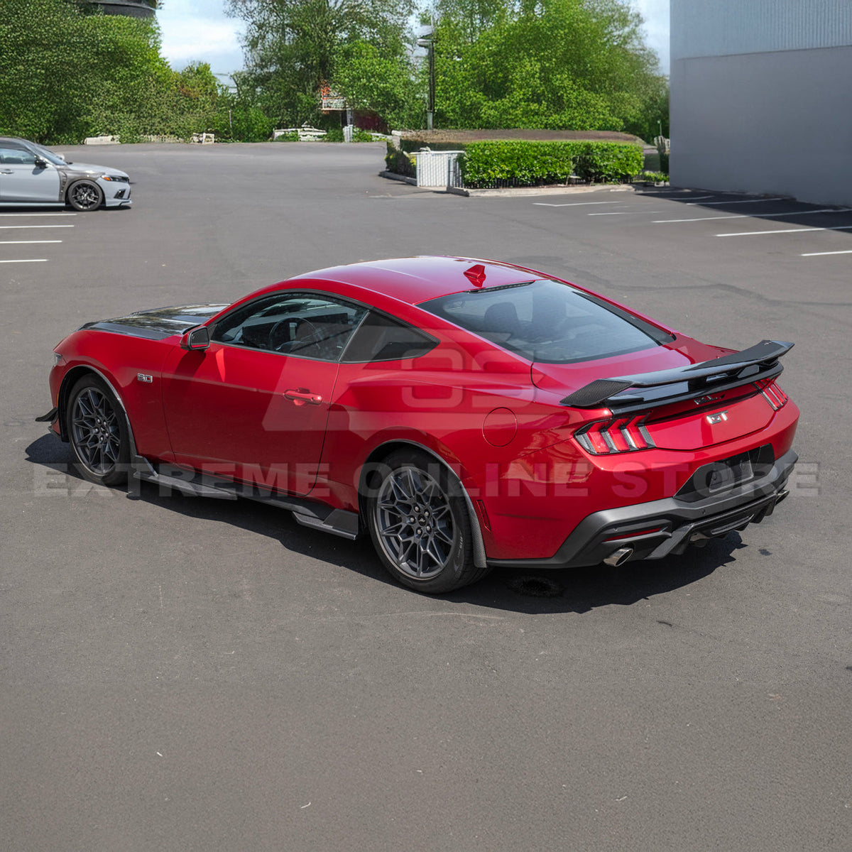 2024+ Ford Mustang DRY CARBON FIBER Fender Flares Mud Flap image 47