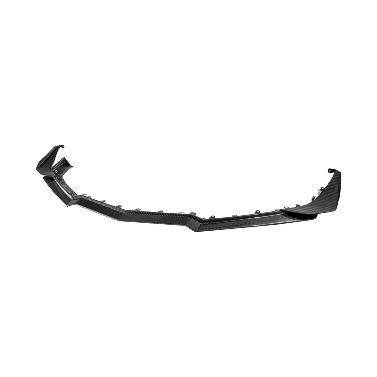 Corvette C8 Z06 | Z07 DRY Carbon Fiber Front Splitter & No Drill Canards image 11