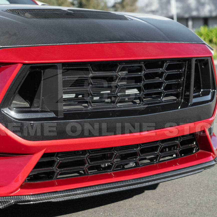 2024+ Ford Mustang Dark Horse Style Lower Front Grille Insert image 10
