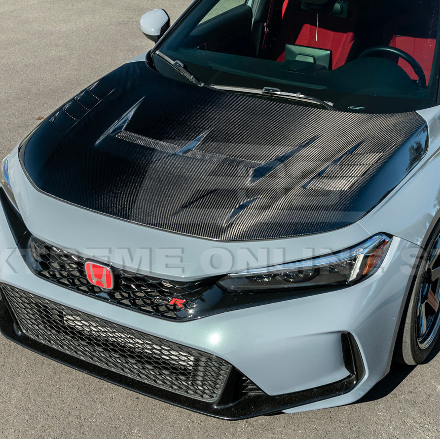 2023-Up Honda Civic FL5 Type-R | JDM Varis Style Front Hood Cover image 5