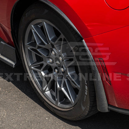 2024+ Ford Mustang DRY CARBON FIBER Fender Flares Mud Flap image 19