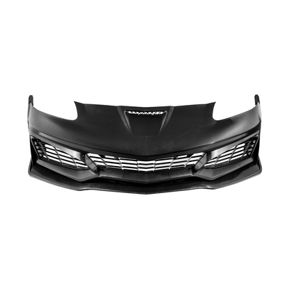 2005-2013 Corvette C6 Base | C7 ZR1 Style Primed Front Bumper Conversion Kit image 7