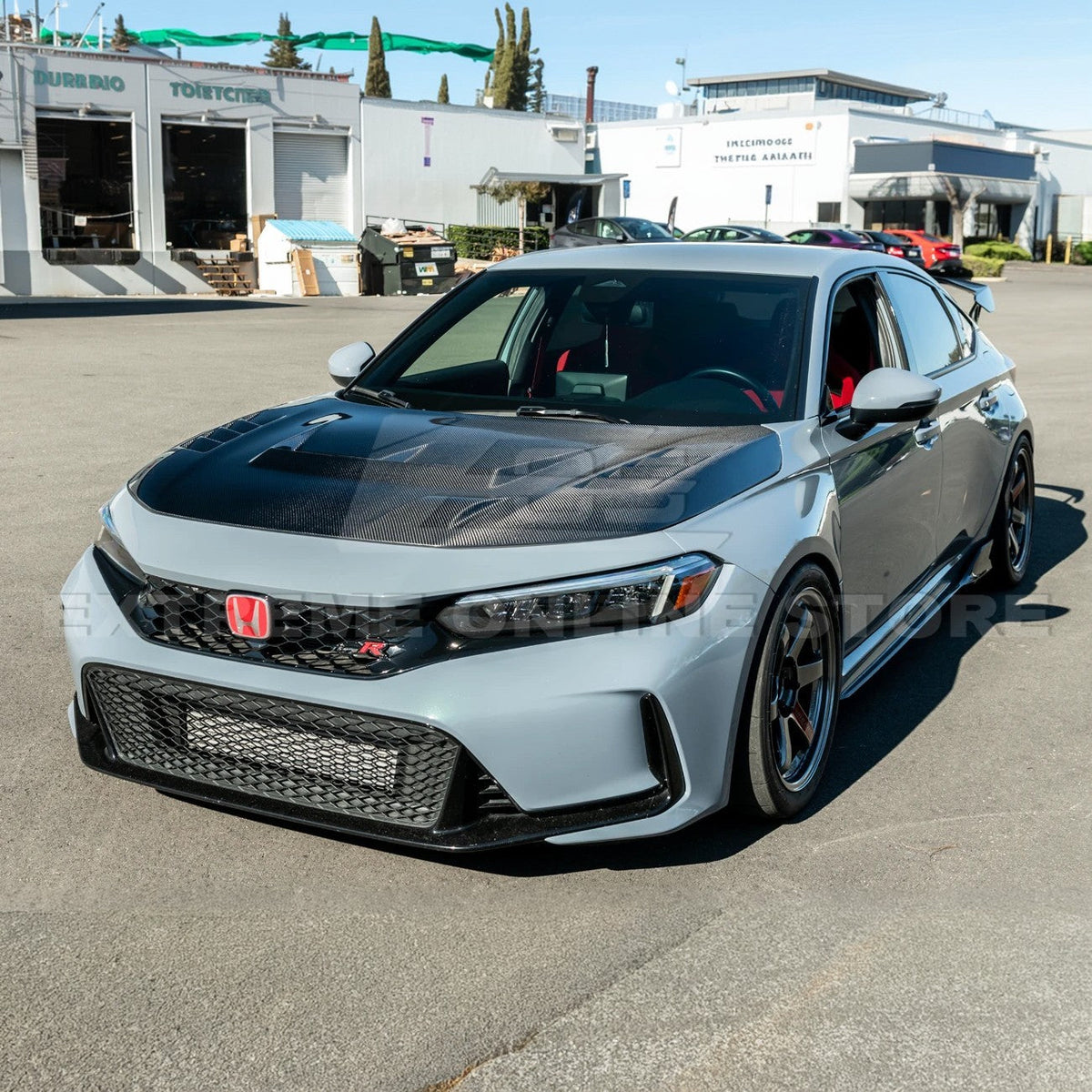 2023-Up Honda Civic FL5 Type-R | JDM Varis Style Front Hood Cover image 4