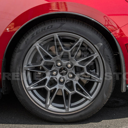2024+ Ford Mustang DRY CARBON FIBER Fender Flares Mud Flap image 20