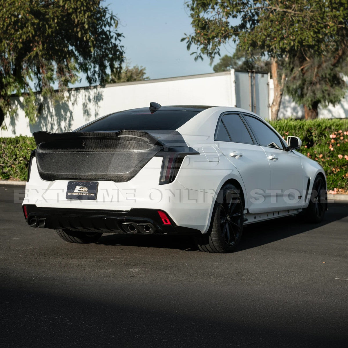 2020-Up Cadillac CT4 Rear Trunk w/ Blackwing Spoiler image 7