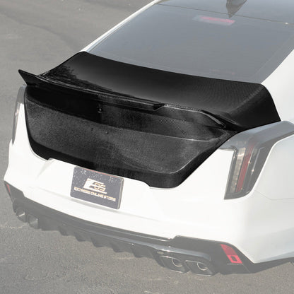 2020-Up Cadillac CT4 Rear Trunk w/ Blackwing Spoiler image 1
