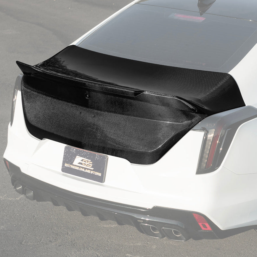 2020-Up Cadillac CT4 Rear Trunk w/ Blackwing Spoiler image 3