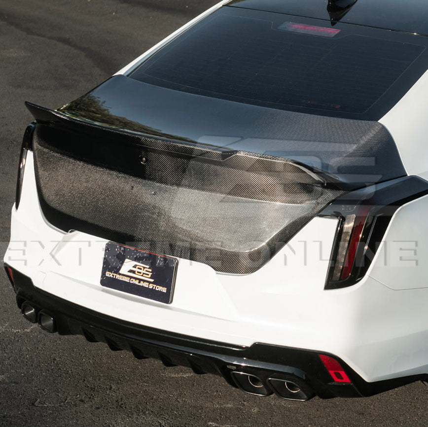 2020-Up Cadillac CT4 Rear Trunk w/ Blackwing Spoiler image 8