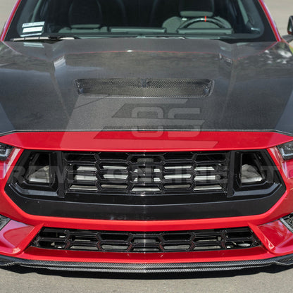 2024+ Ford Mustang Dark Horse Style Lower Front Grille Insert image 11
