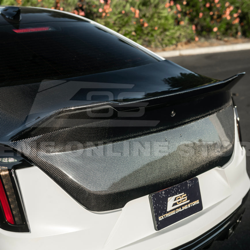 2020-Up Cadillac CT4 Rear Trunk w/ Blackwing Spoiler image 10