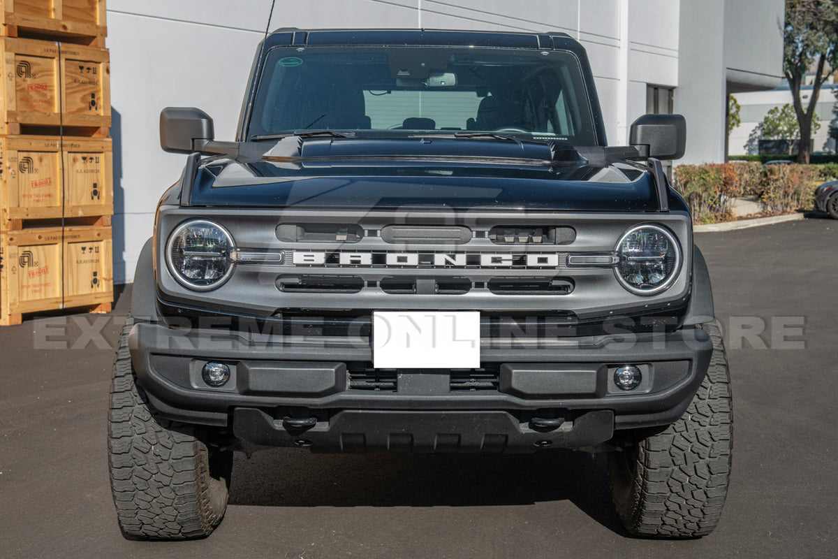 2021-Up Ford Bronco Raptor Package Front Hood Bonnet Scoop Cover image 5