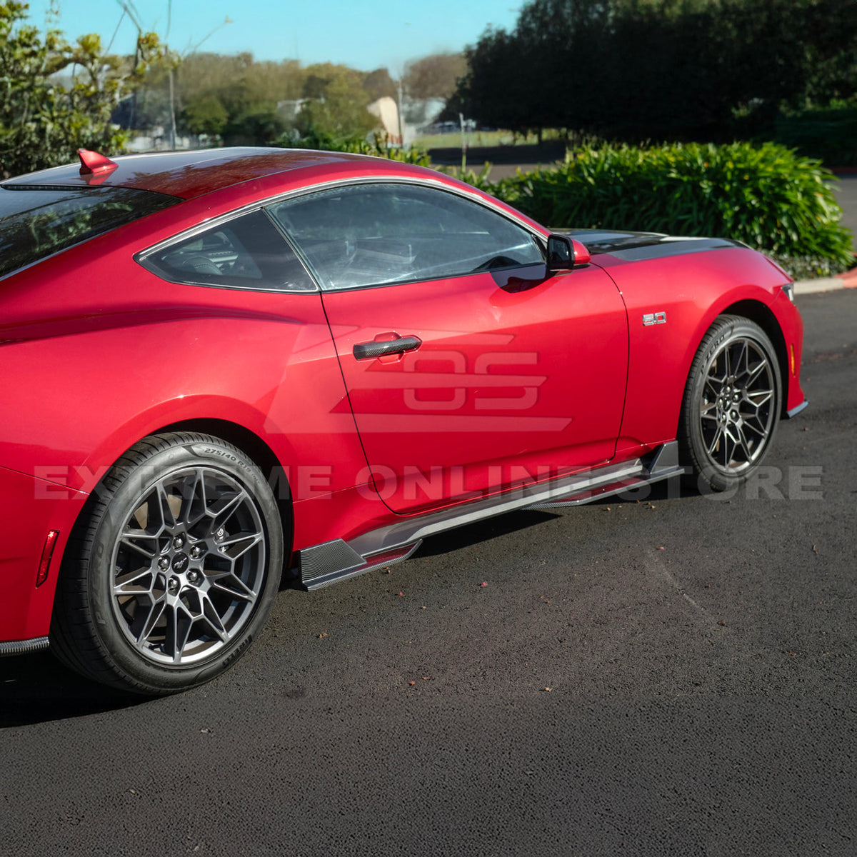 2024+ Ford Mustang Side Skirts Extension image 45