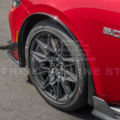 2024+ Ford Mustang DRY CARBON FIBER Fender Flares Mud Flap image 52