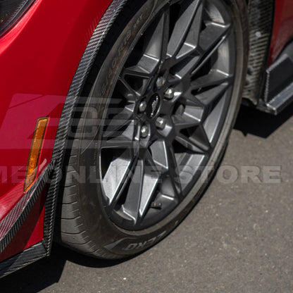 2024+ Ford Mustang DRY CARBON FIBER Fender Flares Mud Flap image 55